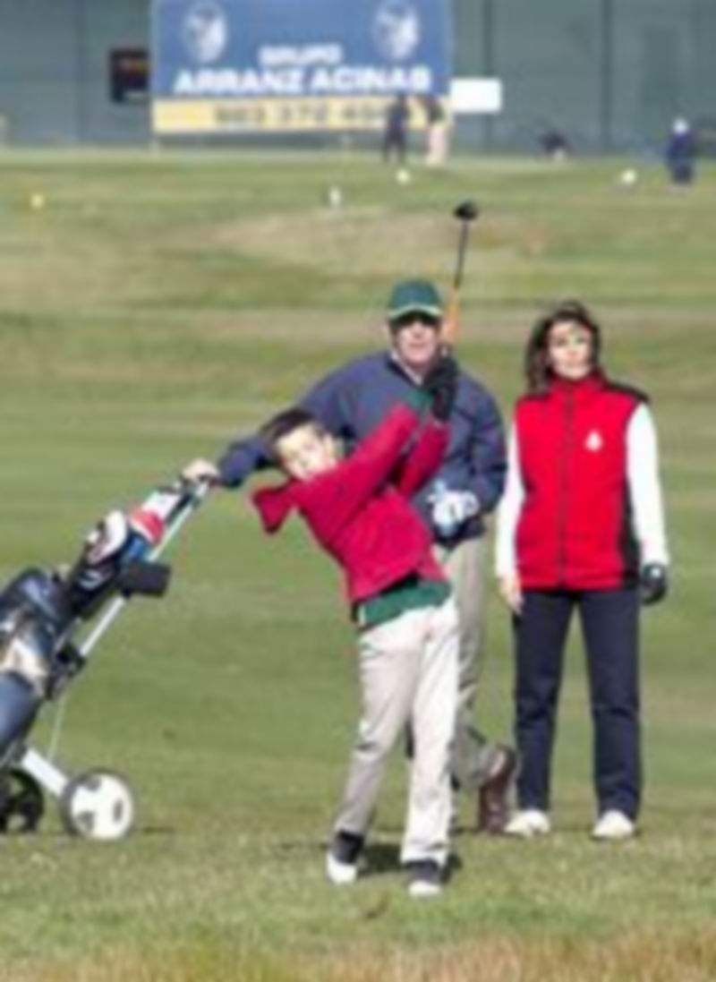 Uno de los participantes en el Torneo X Aniversario Cope Segovia. / E.A.