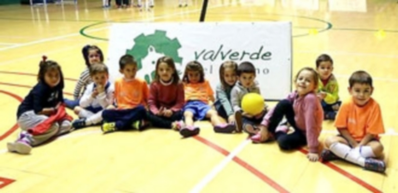 Partido de baloncesto de la jornada polideportiva solidaria de Valverde del Majano. / EL ADELANTADO