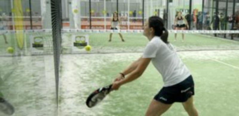 Jugada del partido final del Master femenino disputado ayer. / Alberto Benavente