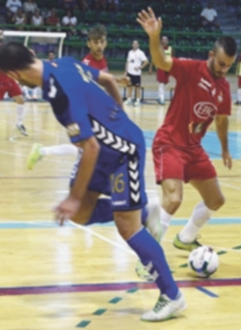 El jugador del Naturpellet Segovia