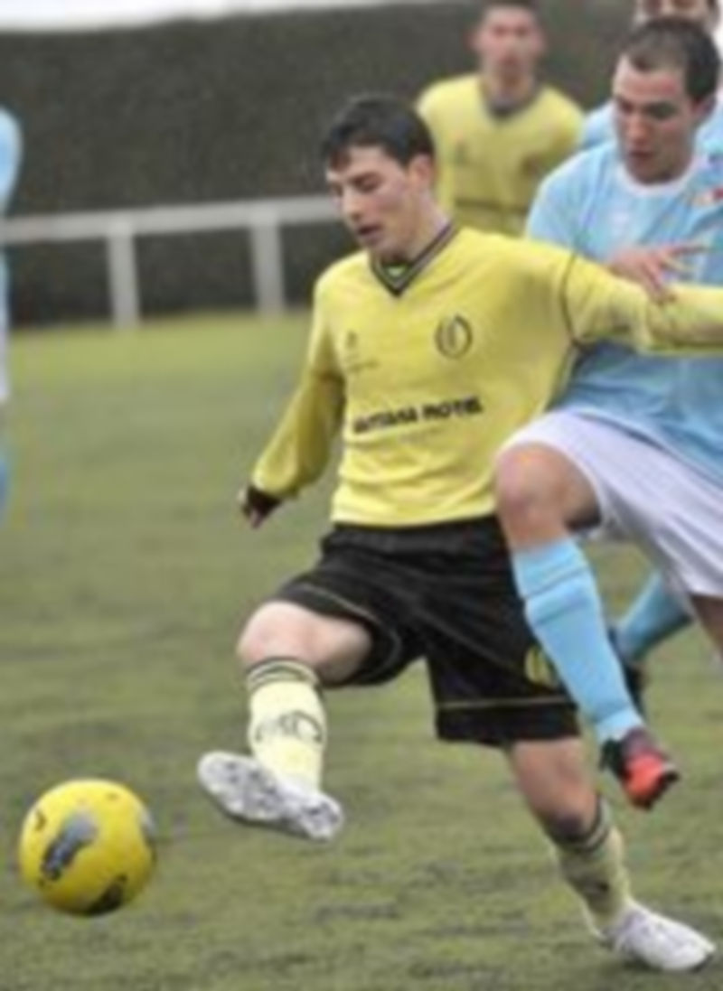 Jugada de un partido anterior del Quintanar en el Mariano ‘Chocolate’. / K.