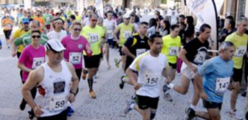 Un momento de la séptima carrera pedestre Subida a San Cebrián