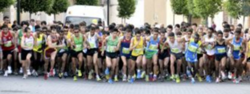 Algunos momentos de la extraordinaria tarde de atletismo que se vivió en la tarde del sábado en la localidad de Valverde del Majano con la celebración de los 10 kilómetros en ruta./ Alberto Benavente