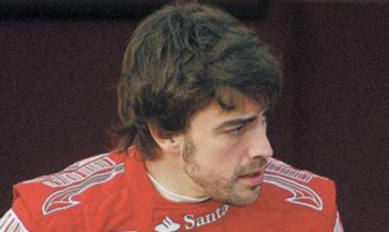 Alonso no rodó ayer en Jerez