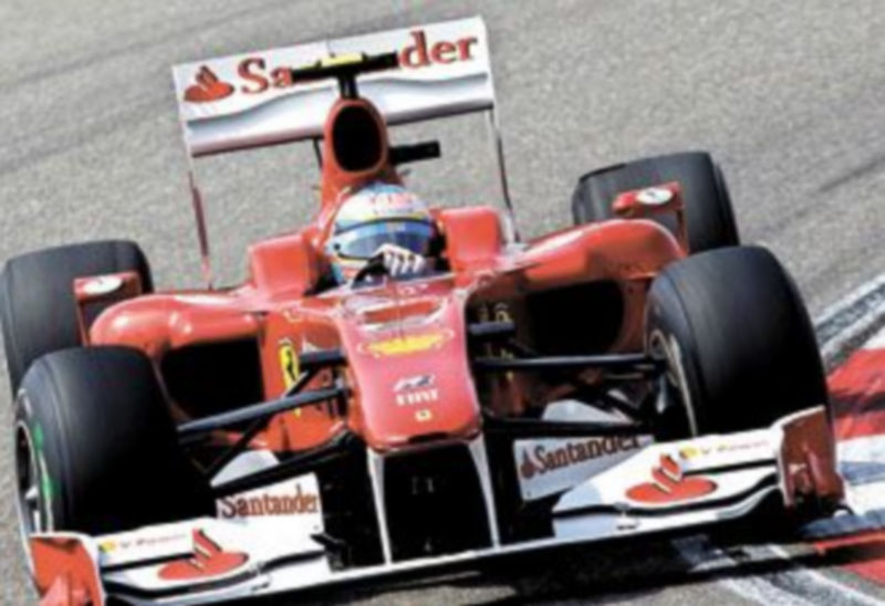 Alonso se mostró muy competitivo