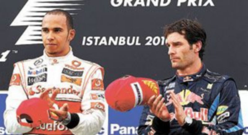 Mark Webber tuvo que conformarse con la tercera posición. / Reuters