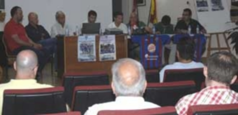 La junta directiva de la Gimnástica Segoviana