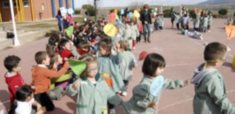 Actividades en el colegio Elena Fortún. / ALBERTO BENAVENTE