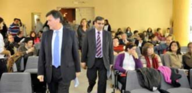 Un momento de la presentación en la Diputación. / KAMARERO