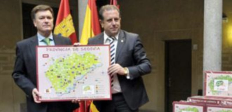 Conocer Segovia a través de un juego 1 El juego ha sido presentado en el Patio de Columnas de la Diputación.