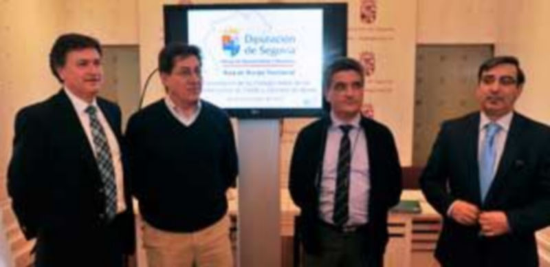 El presidente de la Diputación y el diputado Sanz Merino