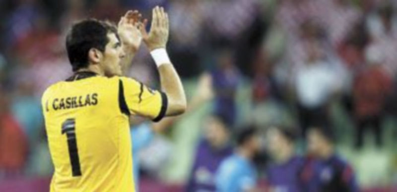 El portero y capitán de la selección española