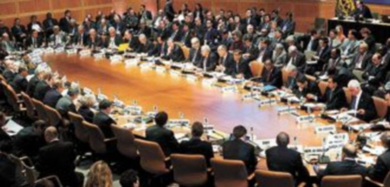 Vista general de la Asamblea de Primavera del Fondo Monetario Internacional y el Banco Mundial. / Stephen Jaffe (Efe)