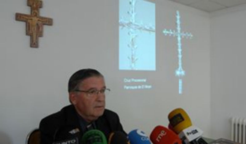 Miguel Ángel Barbado ha presentado las piezas que estarán en las Edades del Hombre./ JUAN MARTÍN