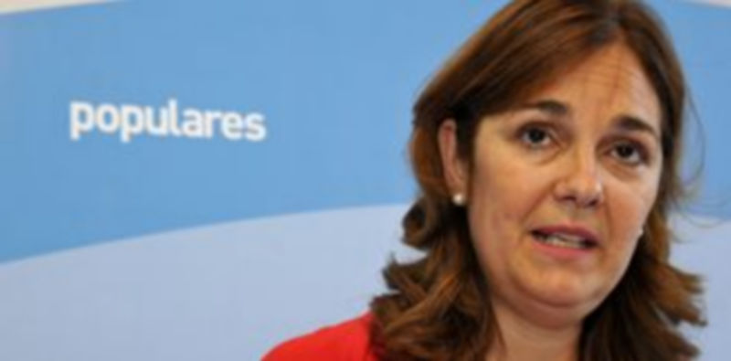 Beatriz Escudero durante su comparecencia ante los medios./ JUAN MARTÍN