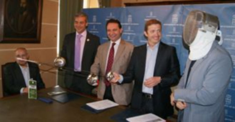 Imagen de la presentación de la Escuela Segoviana de Esgrima