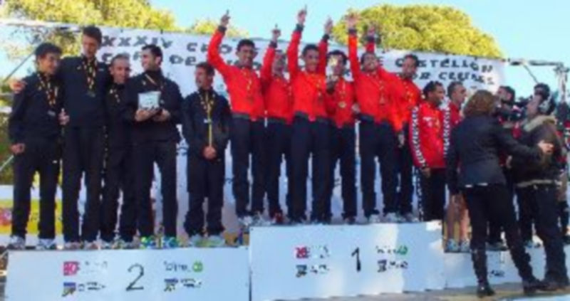 Imagen del podio de la competición