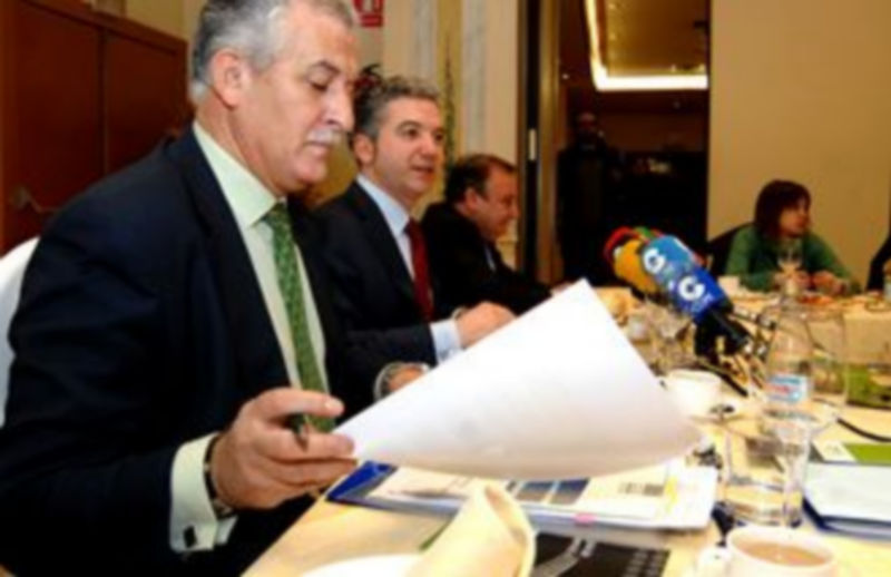 Un momento de la intervención del presidente de la Fes