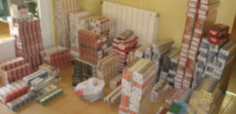 Tabaco recuperado por la Guardia Civil de Segovia