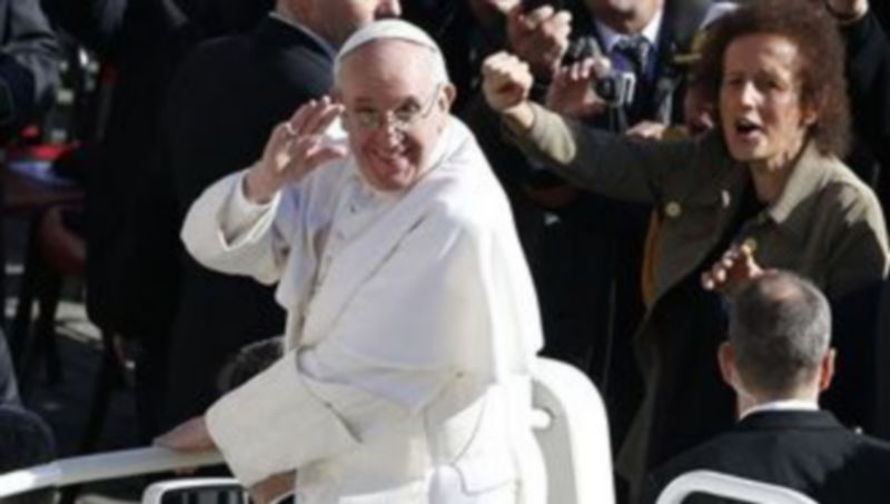 Antes de la Misa Inaugural de su Pontificado