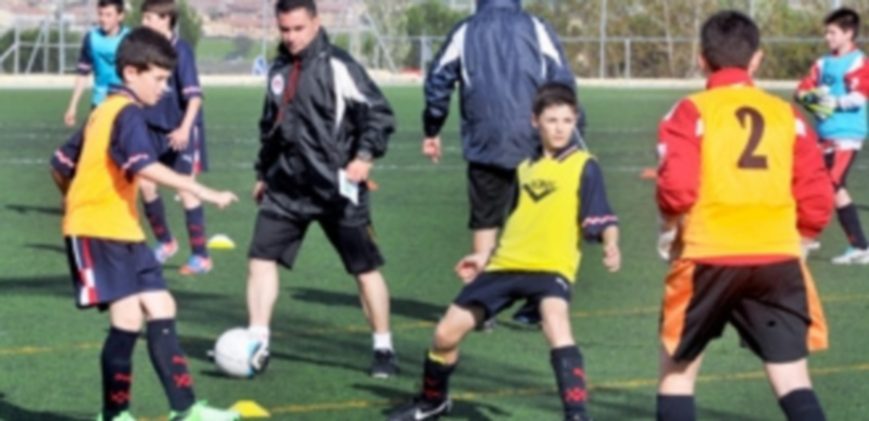 Momento del entrenamiento realizado ayer por la selección sub 12 en el campo de Nueva Segovia