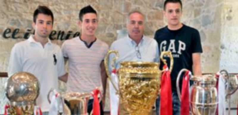 De izquierda a derecha Álvaro Sanz