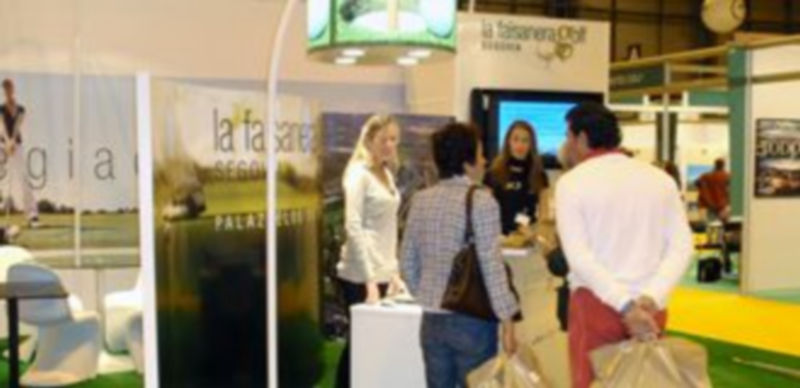 Imagen del ‘stand’ de La Faisanera Golf en una edición anterior de la Feria Madrid Golf. /El Adelantado