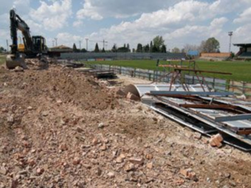 Imagen actual del campo municipal de La Albuera