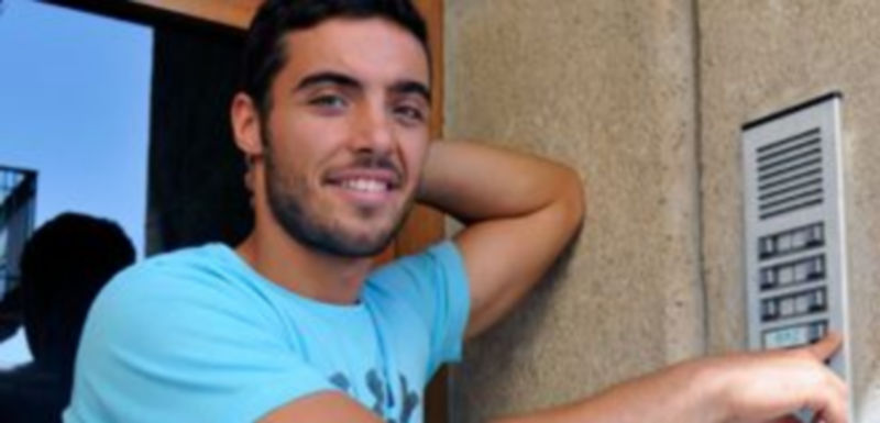 El guardameta Yiyo afronta una nueva temporada en Tercera División con el Club Deportivo La Granja. / Juan Martín