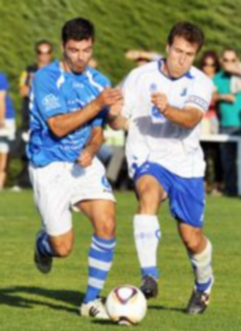 La Granja retoma la competición con un partido crucial en Almazán 1 El granjeño Domingo no podrá jugar hoy por lesión. / Juan Martín