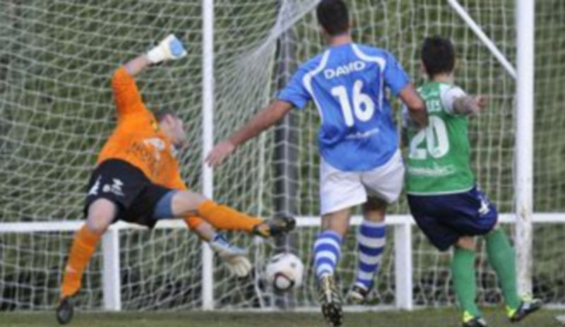 Empate a nada 1 De esta manera marcó el granjeño David Blázquez el gol que le anuló el árbitro por un fuera de juego muy protestado