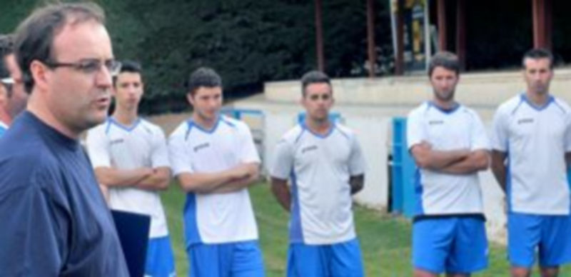 El técnico del CD La Granja