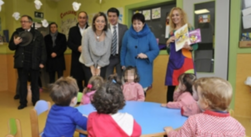 Un momento de la visita./ JUAN MARTÍN