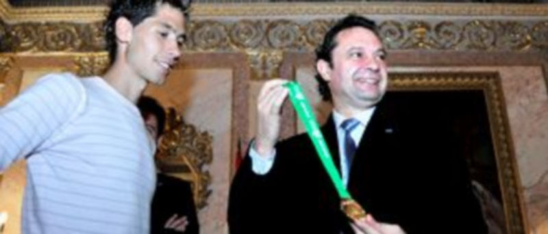 El atleta Javier Guerra Polo