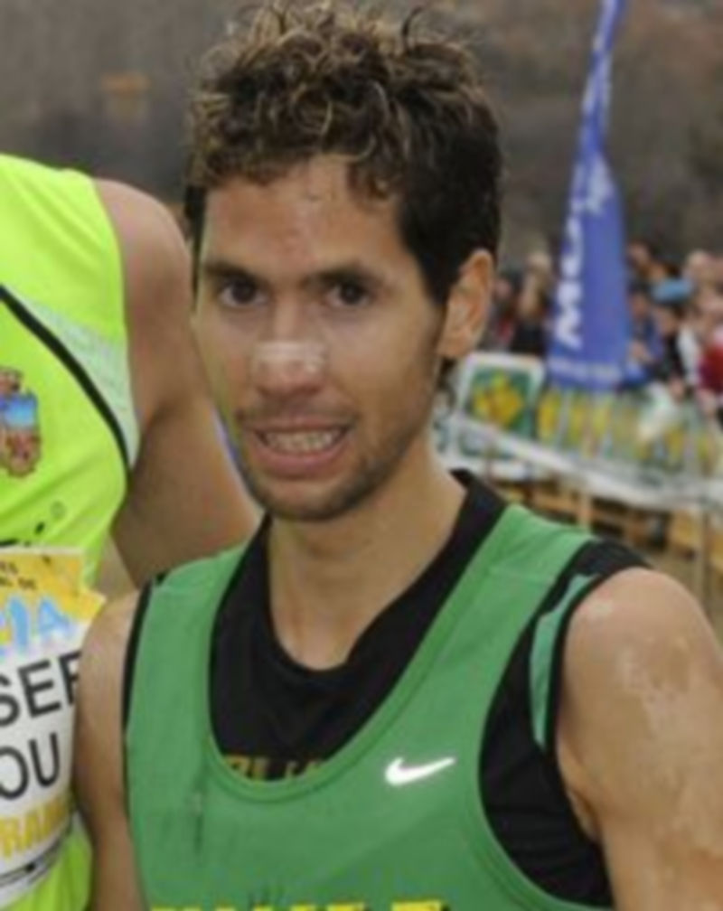 El atleta Javier Guerra.