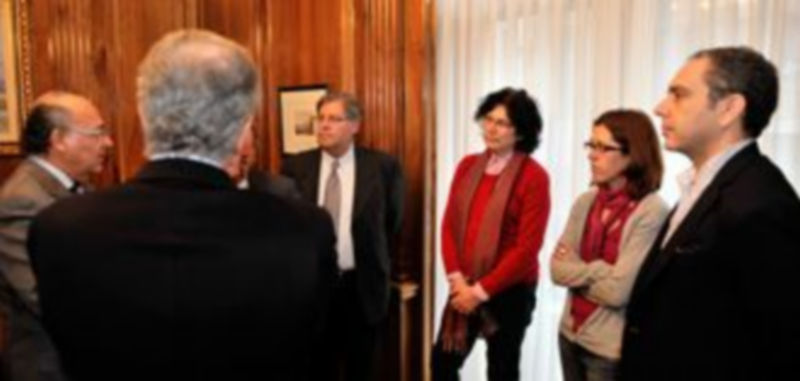 Representantes de ongs y Caja Segovia./A. BENAVENTE