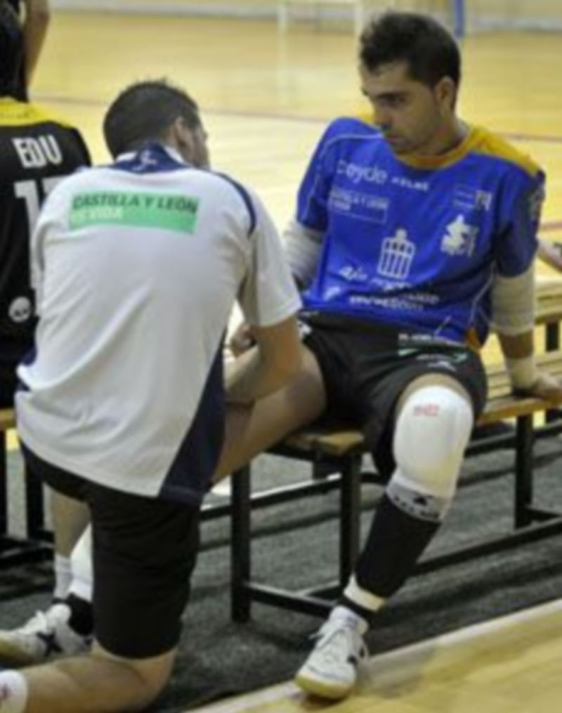 El guardameta Jesús Herrero tiene una microrrotura en el cuádriceps. / Juan Martín