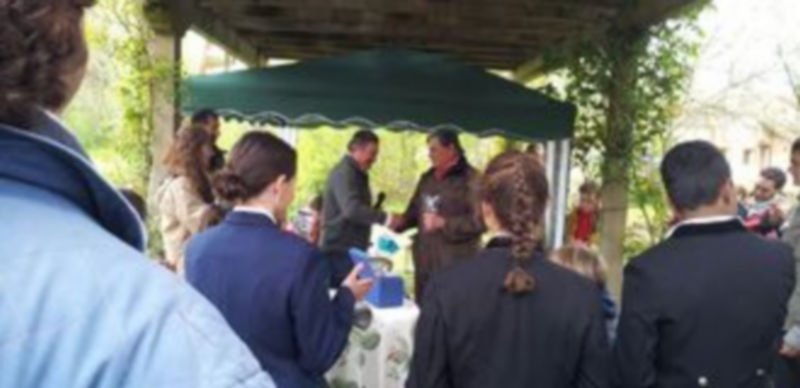 Un momento del homenaje a Salvador Fábregas. / El Adelantado