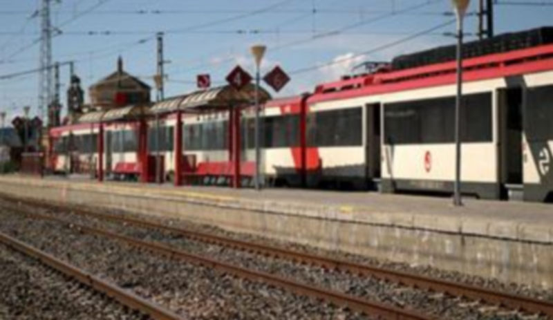 Tren de cercanías en una anterior huelga. Foto de archivo./ EUROPA PRESS