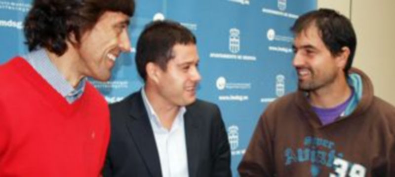 De izquierda a derecha Juan Carlos Manrique