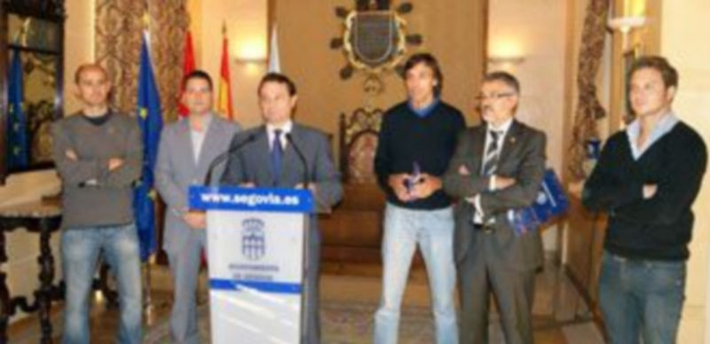 Instante de la presentación del curso 2012-2013 del Deporte Escolar