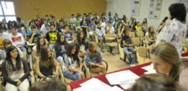 Recepción de alumnos del segundo ciclo de la ESO en el