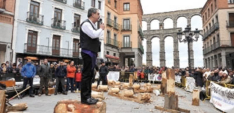 Fiesta de los Gabarreros de El Espinar ¡Ya huele a leña! 1 Juan Andrés Saiz Garrido