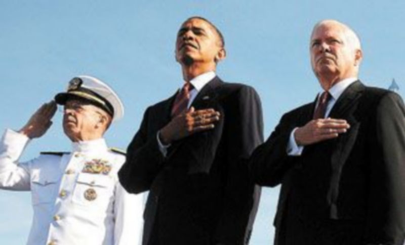 Barack Obama y su secretario de Defensa