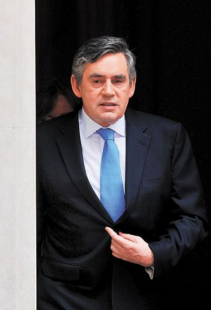 Gordon Brown abandona su residencia