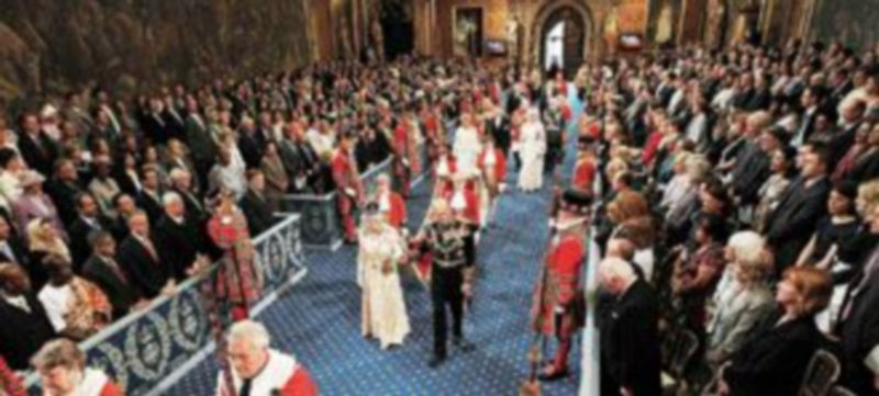 La reina Isabel II y su esposo