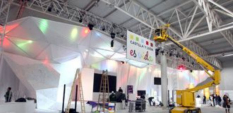 Preparativos de la XV Feria Intur en Valladolid./ICAL