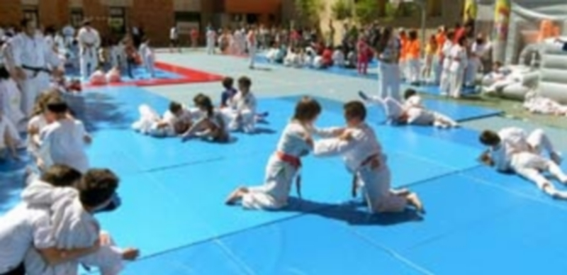 Aspecto general del patio del colegio Diego de Colmenares