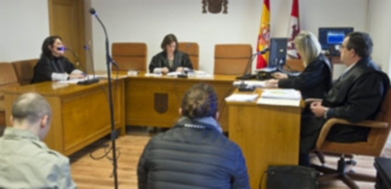 Un momento del juicio de la semana pasada. / KAMARERO
