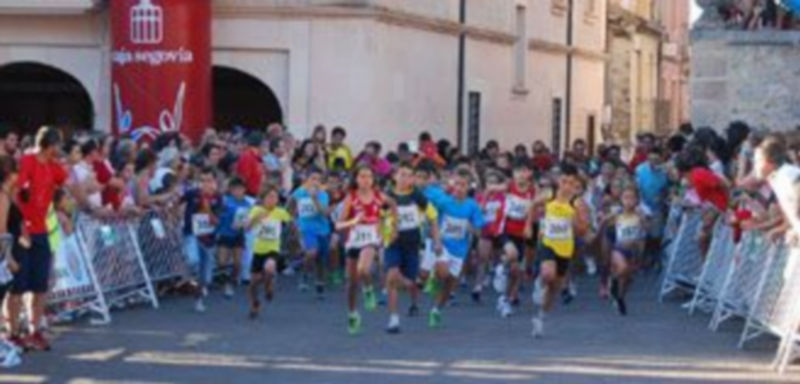 Los atletas de las categorías de menores también tomaron partida en la cita celebrada en Cantalejo. / El Adelantado